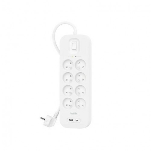 Multiprise parafoudre 8 prises avec USB-C et USB-A - Belkin photo 1