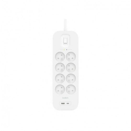 Multiprise parafoudre 8 prises avec USB-C et USB-A - Belkin photo 2