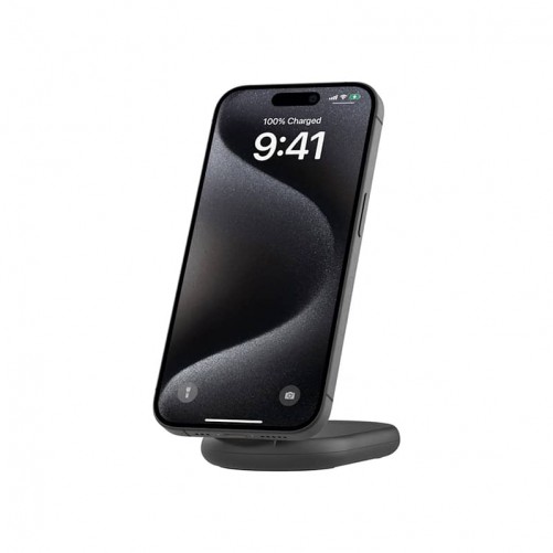 Support de recharge magnétique Qi2 15W noir avec adaptateur secteur- Belkin photo 3