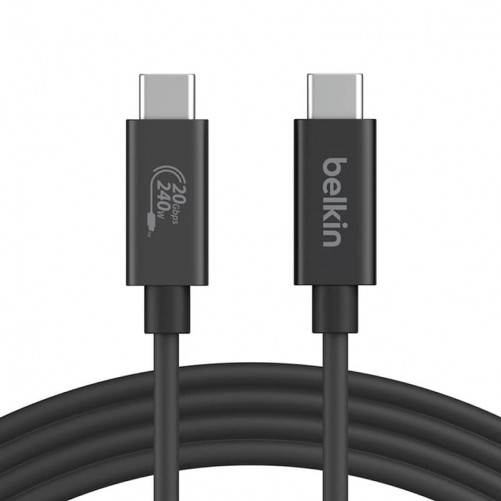Câble USB-C 4.0 240W 2m noir de - Belkin photo 1