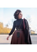 Bijou cou cordon Irène (120cm) - Kaki photo 5