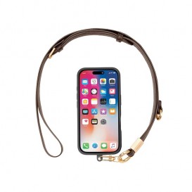 Bijou cou lanière Noemi (120cm) - Marron photo 4
