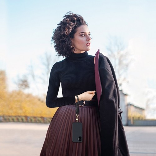 Bijou cou cordon Elena (120cm) - Vert et marron photo 5