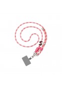 Bijou cou cordon Zoë (120cm) - Rouge et blanc photo 1