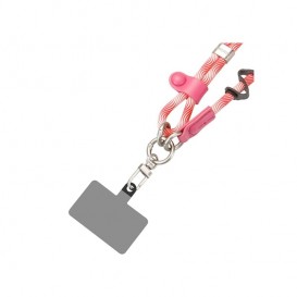 Bijou cou cordon Zoë (120cm) - Rouge et blanc photo 1