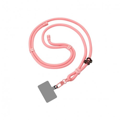 Bijou cou cordon Irène (120cm) - Rose bonbon photo 1