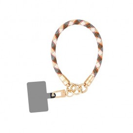 Bijou poignet cordon Tamara (40cm) - Marron et rouge photo 1