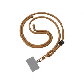 Bijou cou cordon Irène (120cm) - Marron photo 1