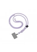 Bijou cou cordon Irène (120cm) - Mauve photo 1