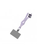 Bijou cou cordon Irène (120cm) - Mauve photo 2