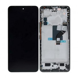 Bloc écran complet avec châssis (Officiel) - Xiaomi 12 Lite Noir
