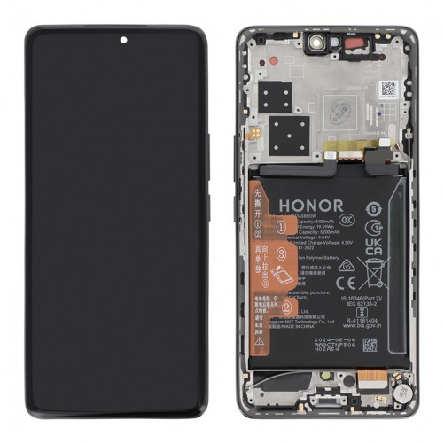 Ecran complet avec batterie (officiel) - Honor 200 Pro Noir photo 1