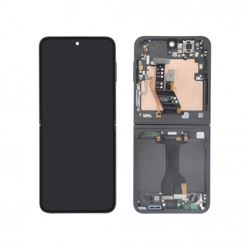 Ecran complet (Officiel) intérieur Galaxy Z Flip6 - Noir Carbone photo