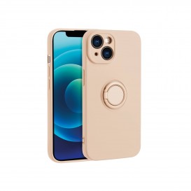 Coque avec anneau intégré beige - iPhone 13 Pro Max photo 1