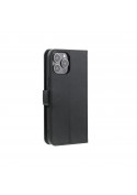 Housse portefeuille coque silicone Noire - iPhone 13 Pro Max photo 3