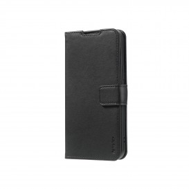 Housse portefeuille coque silicone Noire - iPhone 13 Pro Max photo 4