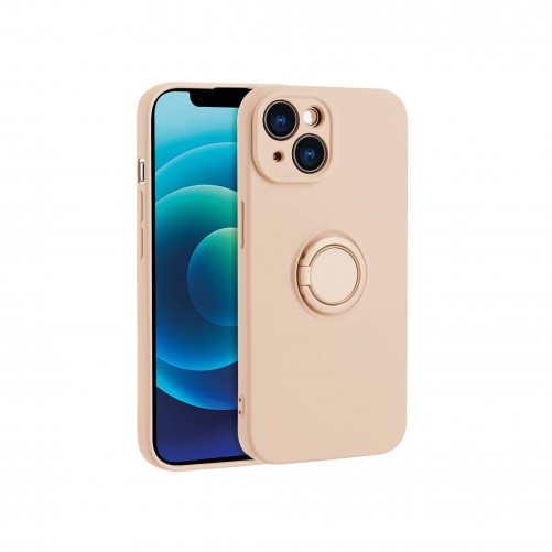 Coque avec anneau intégré beige - iPhone 15 Pro Max photo 1