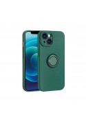 Coque avec anneau intégré vert foncé - iPhone 15 Pro Max photo 1