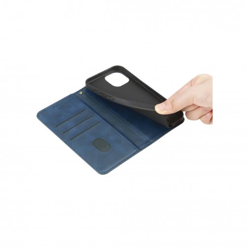 Housse portefeuille bleue - iPhone 16 Plus photo 1