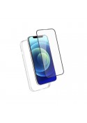 Lot avec coque silicone transparente et verre trempé - iPhone 16 Pro Max photo 1