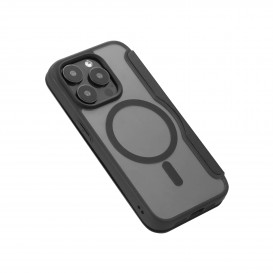 Housse portefeuille Magsafe Noire - iPhone 16 photo 5