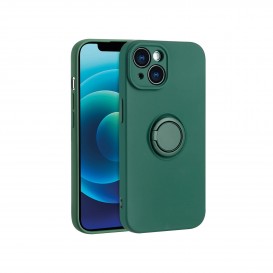 Coque avec anneau intégré vert foncé - iPhone 7, 8, SE 2020 photo 1