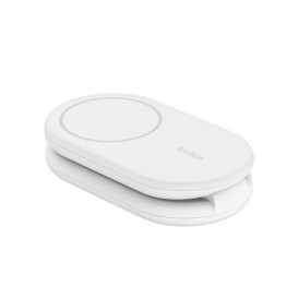 Support de recharge magnétique Qi2 15W sans adaptateur secteur blanc - Belkin photo 1