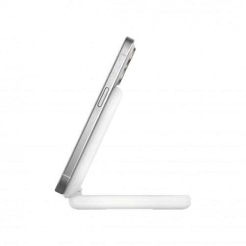 Support de recharge magnétique Qi2 15W sans adaptateur secteur blanc - Belkin photo 3
