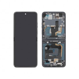 Ecran avec châssis noir (Officiel) - Motorola Razr 50 Ultra photo 1