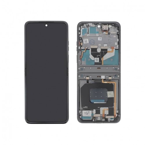 Ecran avec châssis noir (Officiel) - Motorola Razr 50 photo 1