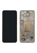 Ecran complet avec châssis (Officiel) - Samsung Galaxy A35 5G Lime photo 1