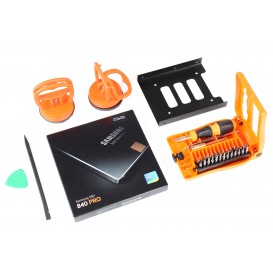 Kit SSD (SSD 256 Go Samsung + adaptateur + ventouses/outils) - iMac