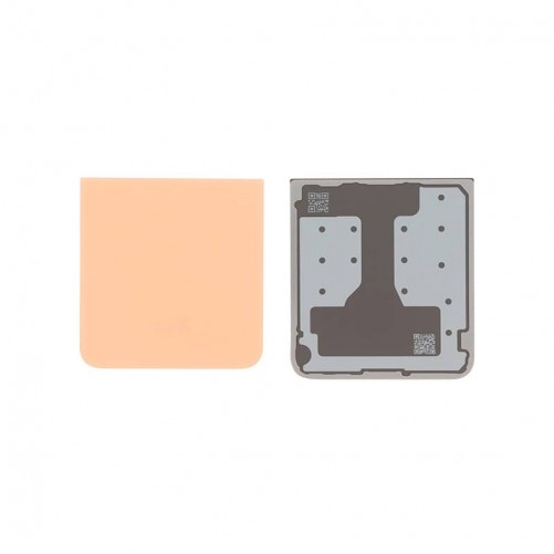 Vitre arrière inférieure (Officielle) - Samsung Galaxy Z Flip6 Pêche photo 1
