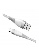 Câble USB C tressé Blanc - 2m photo 4