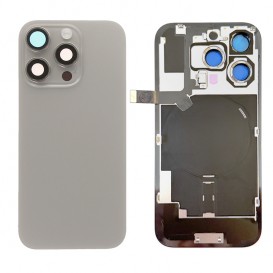 Vitre arrière complète - iPhone 16 Pro Titane Naturel