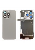 Vitre arrière complète - iPhone 16 Pro Titane Naturel