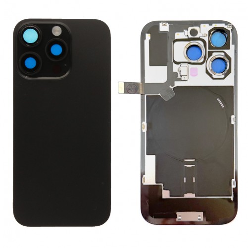 Vitre arrière complète - iPhone 16 Pro Titane Noir