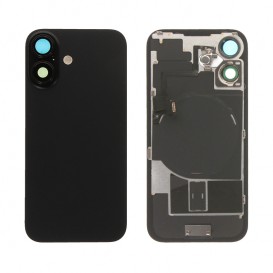 Vitre arrière complète - iPhone 16 Noir