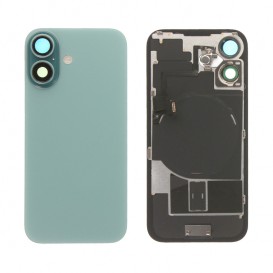 Vitre arrière complète - iPhone 16 Sarcelle