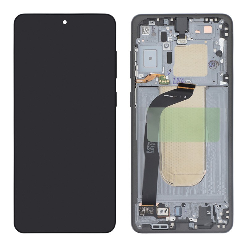 Ecran complet avec châssis (Officiel) Noir - Samsung Galaxy S25 Edge photo 2