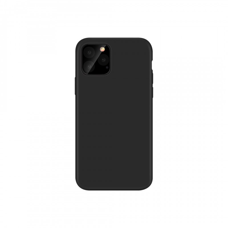 Housse silicone noire avec intérieur microfibres - iPhone 17 Pro photo 1