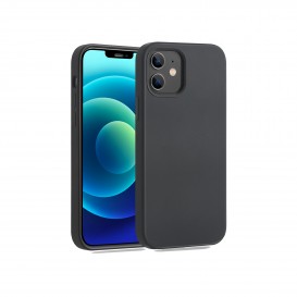 Housse silicone noire avec intérieur microfibres - iPhone 17 Pro Max photo 1