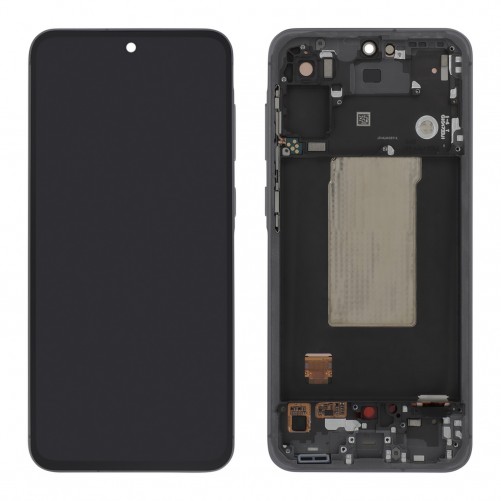 Bloc écran avec châssis (Officielle) - Samsung Galaxy A56 - Graphite