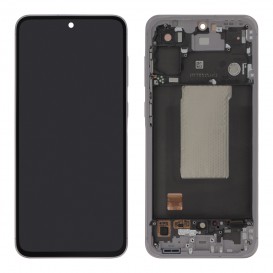 Bloc écran avec châssis (Officielle) - Samsung Galaxy A56 - Rose photo 1