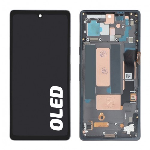 Bloc écran avec châssis Google Pixel 7A - Compatible - OLED photo 2