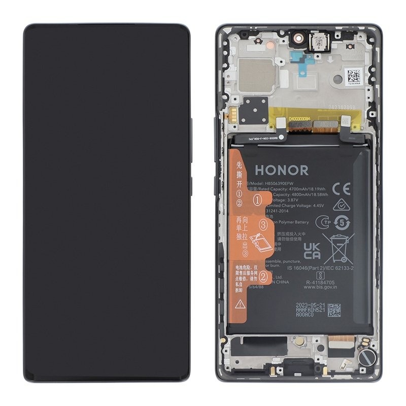 Bloc écran avec batterie Officiel Honor 70 - Noir photo 2