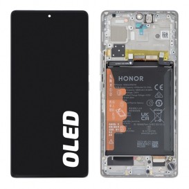 Bloc écran avec batterie Officiel Honor 70 - Argent photo 1