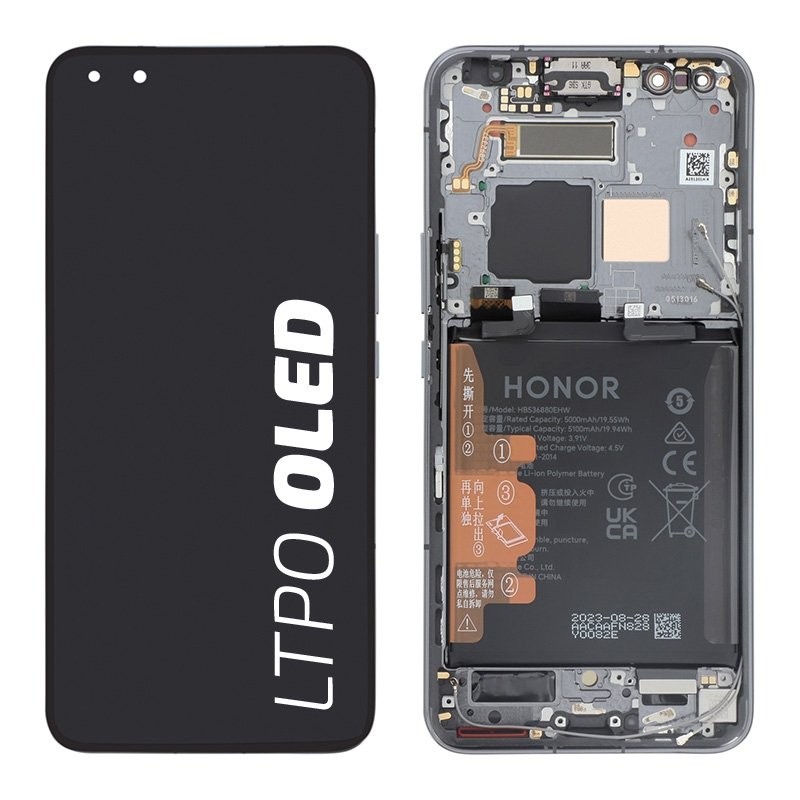 Bloc écran avec batterie Honor Magic 5 Pro Officiel - Noir photo 1