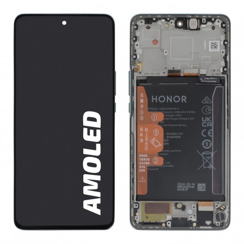 Bloc écran complet Officiel avec châssis et batterie Honor Magic6 Lite - Vert photo 2