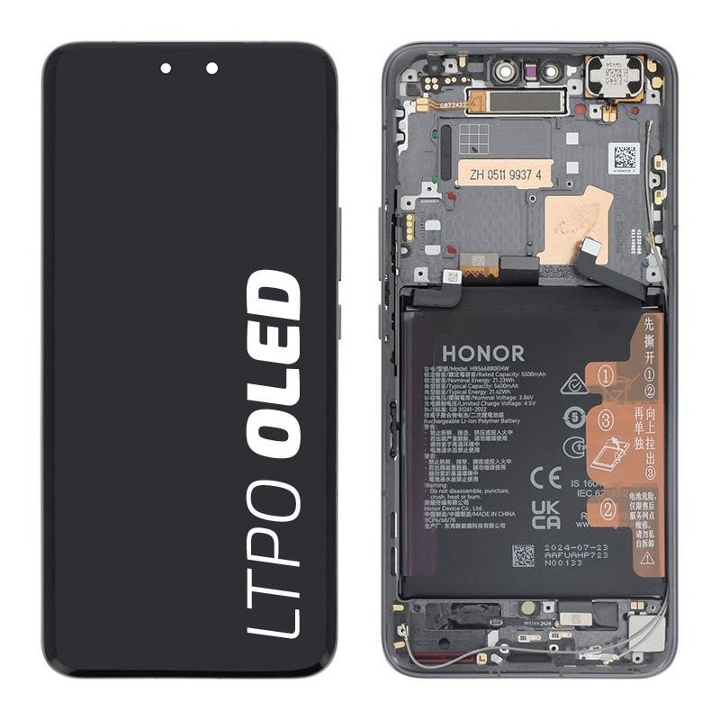 Bloc écran avec batterie Officiel Honor Magic 6 Pro - Noir photo 1
